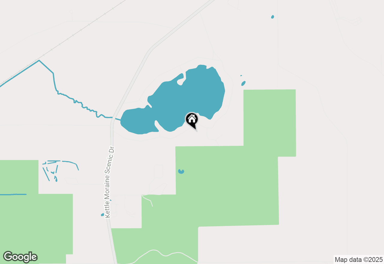 Map of W1325 South Shore Dr, Palmyra, WI 53156