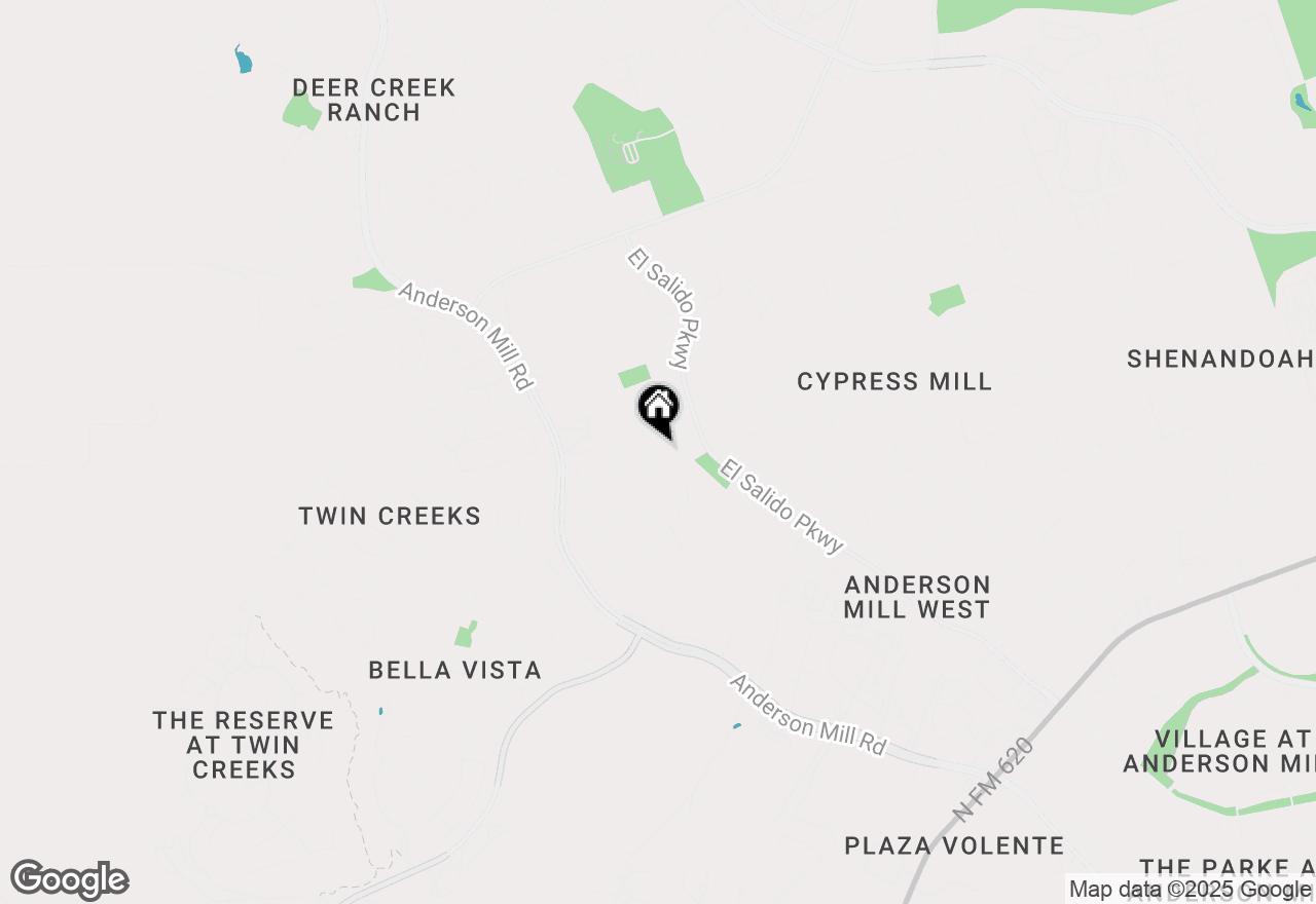 Map of 2018 Old Mill Rd, Cedar Park, TX 78613