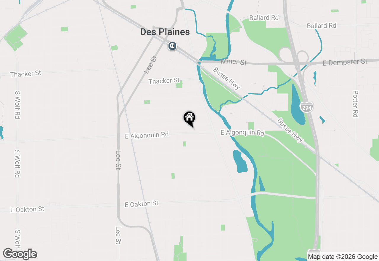 Map of 1191 White Street, Des Plaines, IL 60016