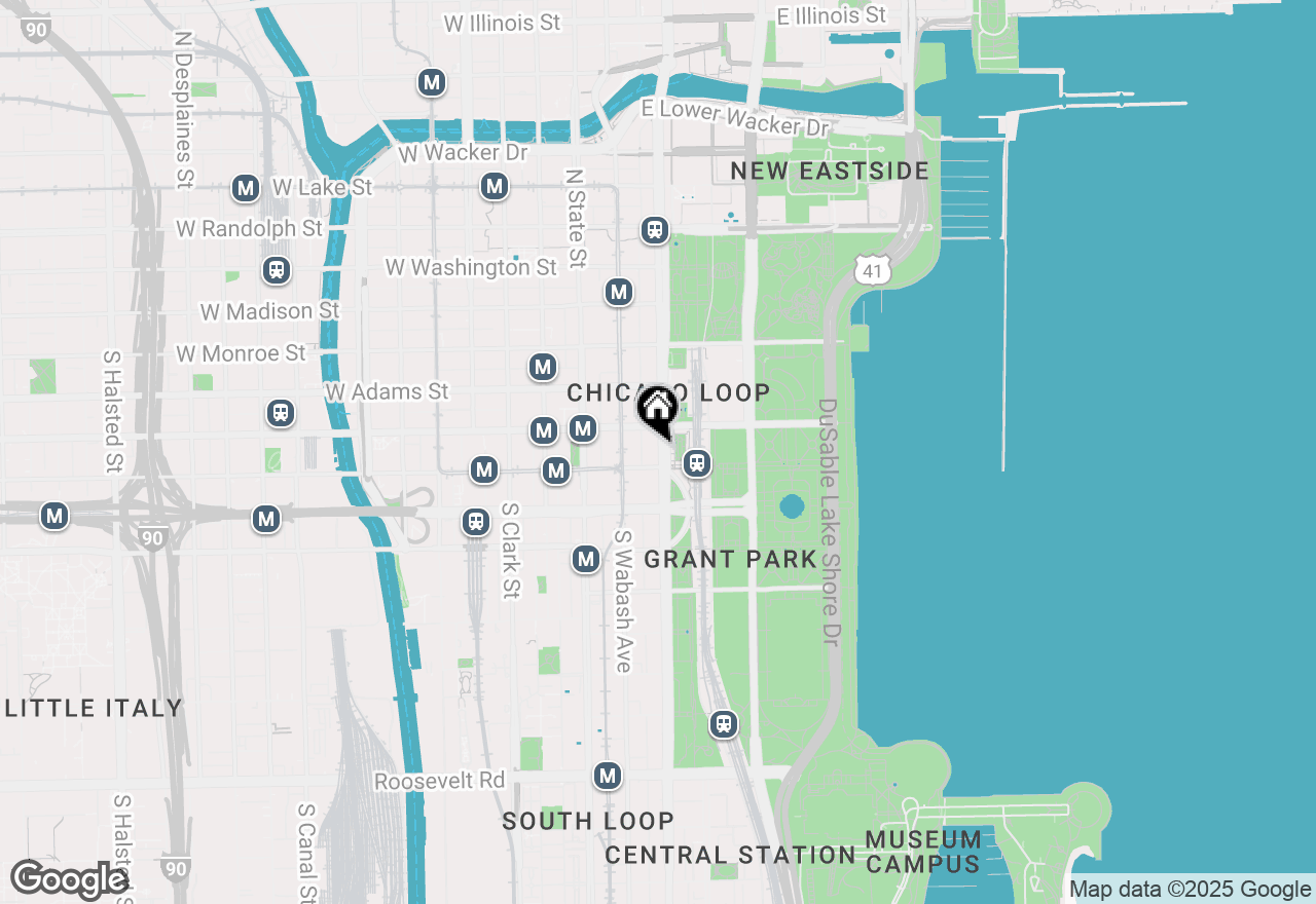 Map of 330 S Michigan Avenue #1705, Chicago, IL 60604