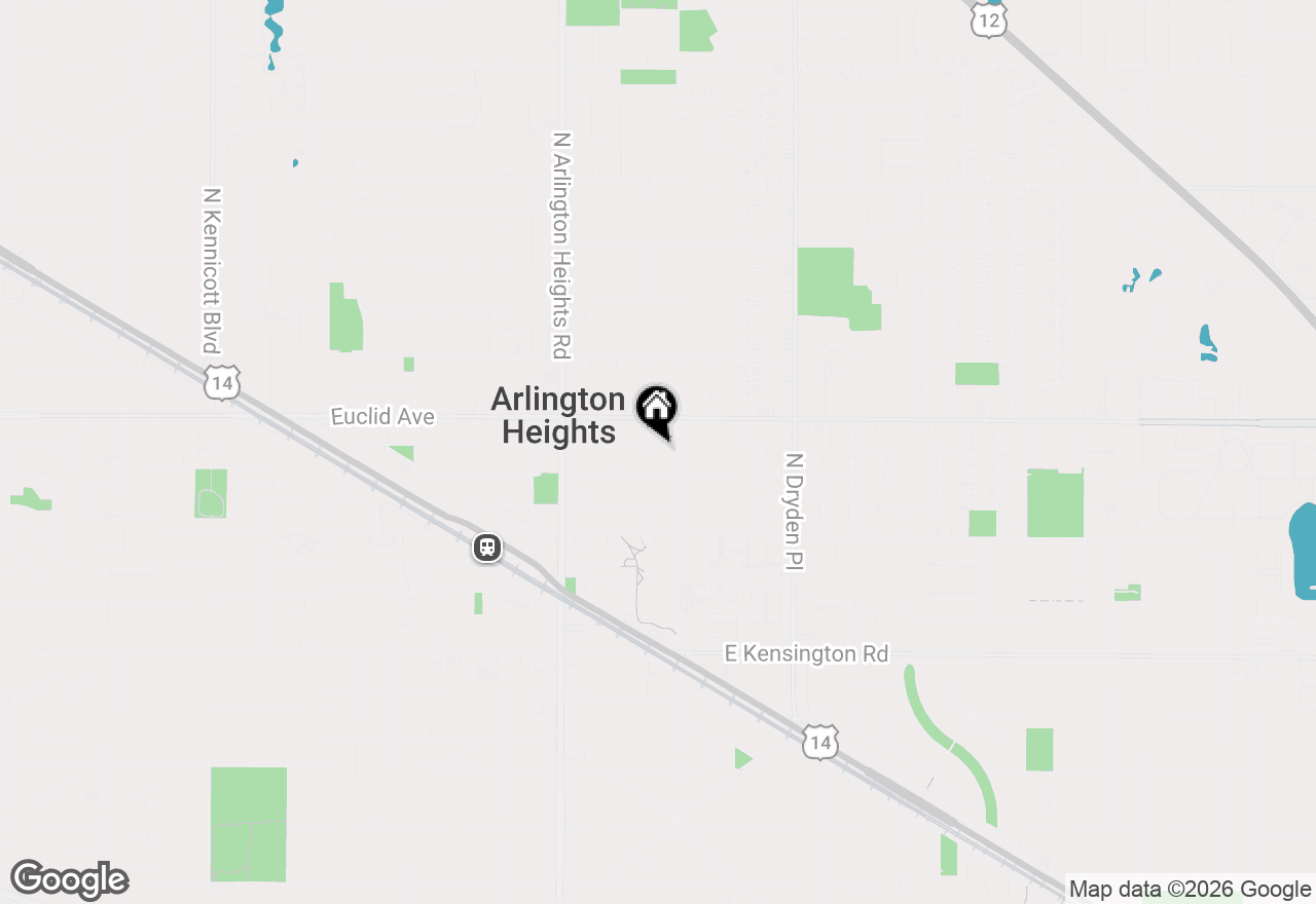 Map of 415 N Haddow Avenue, Arlington Heights, IL 60004