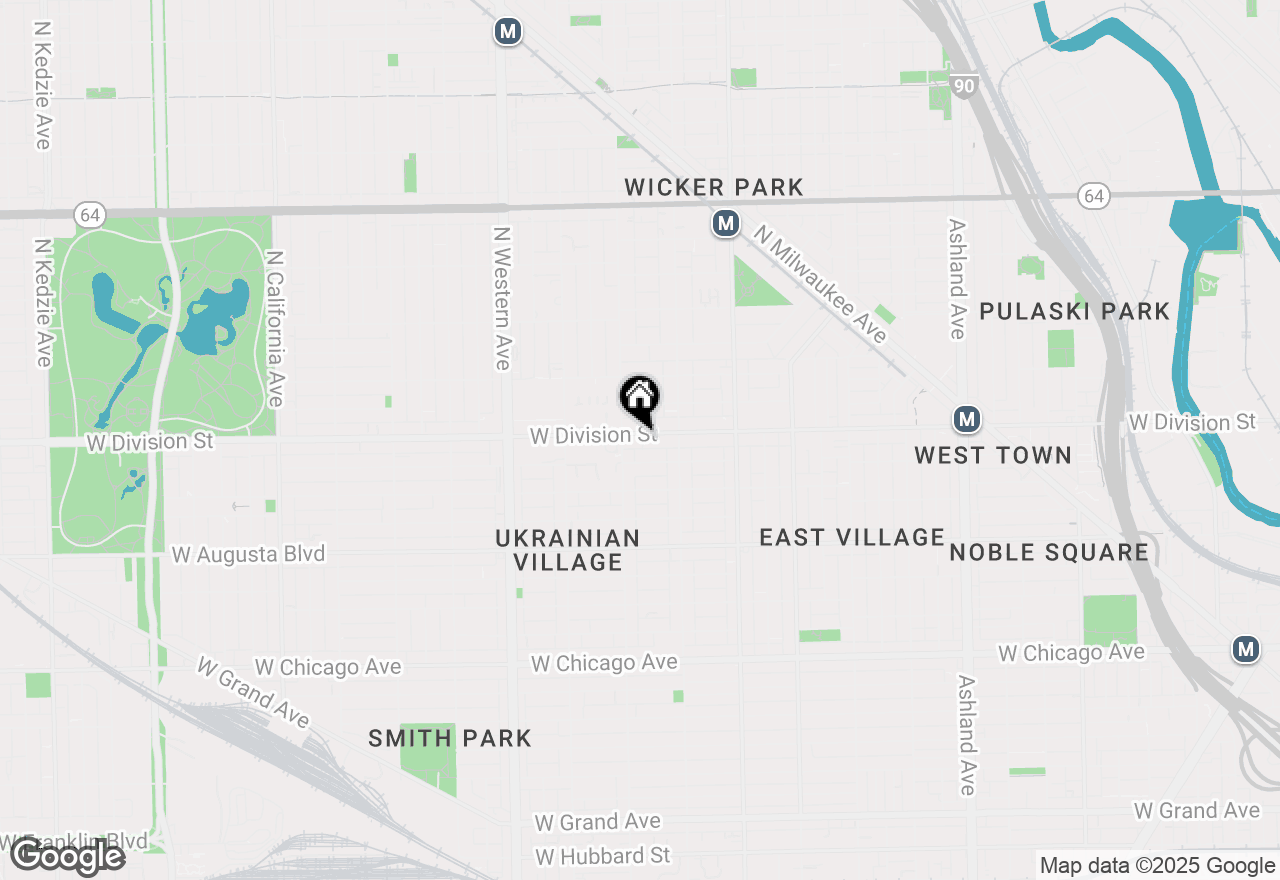 Map of 2143 W Division Street #3, Chicago, IL 60622
