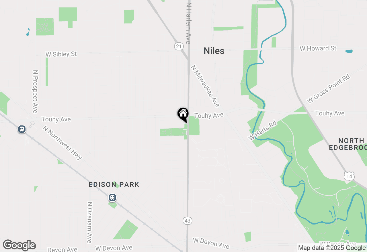 Map of 7217 W Fitch Avenue, Chicago, IL 60631