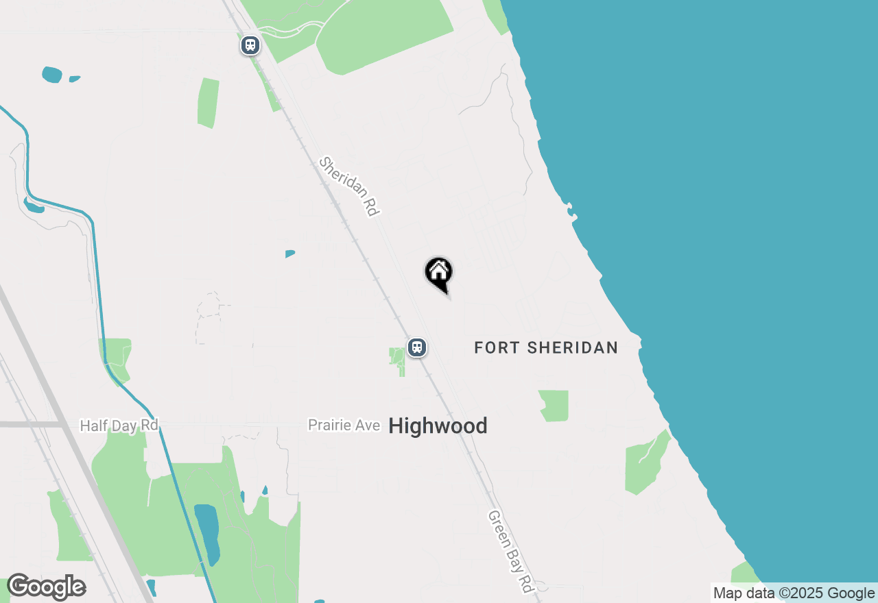 Map of 25 Clay Avenue #A, Highwood, IL 60040