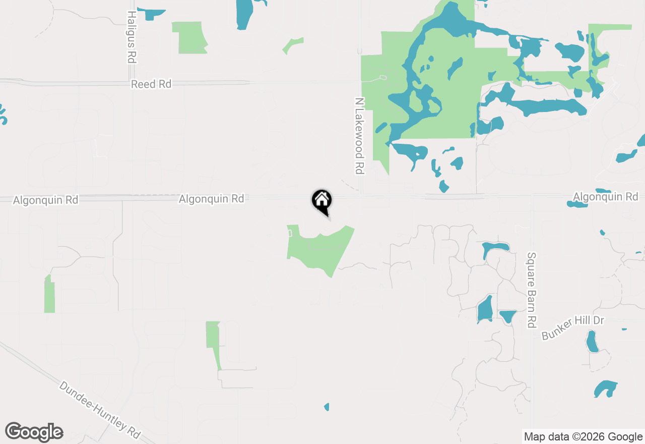 Map of 5335 Lansbury Circle, Lake In The Hills, IL 60156