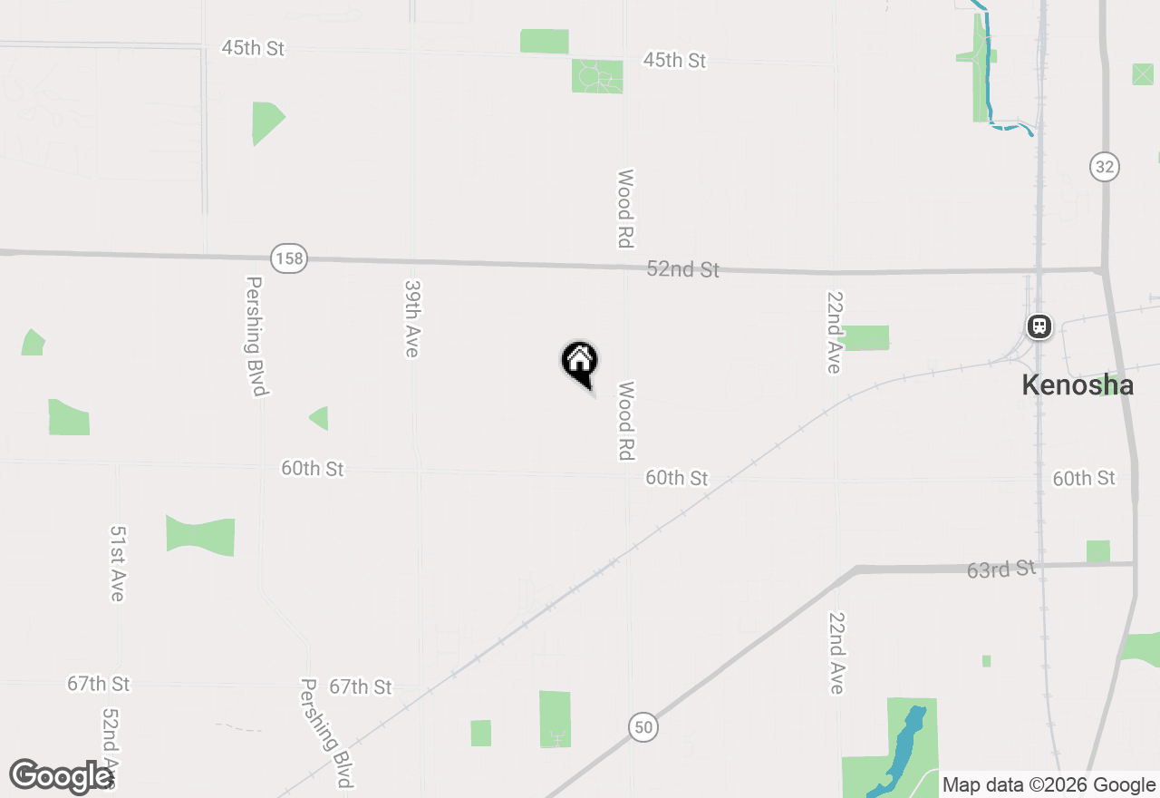 Map of 5603 32nd Ave, Kenosha, WI 53144