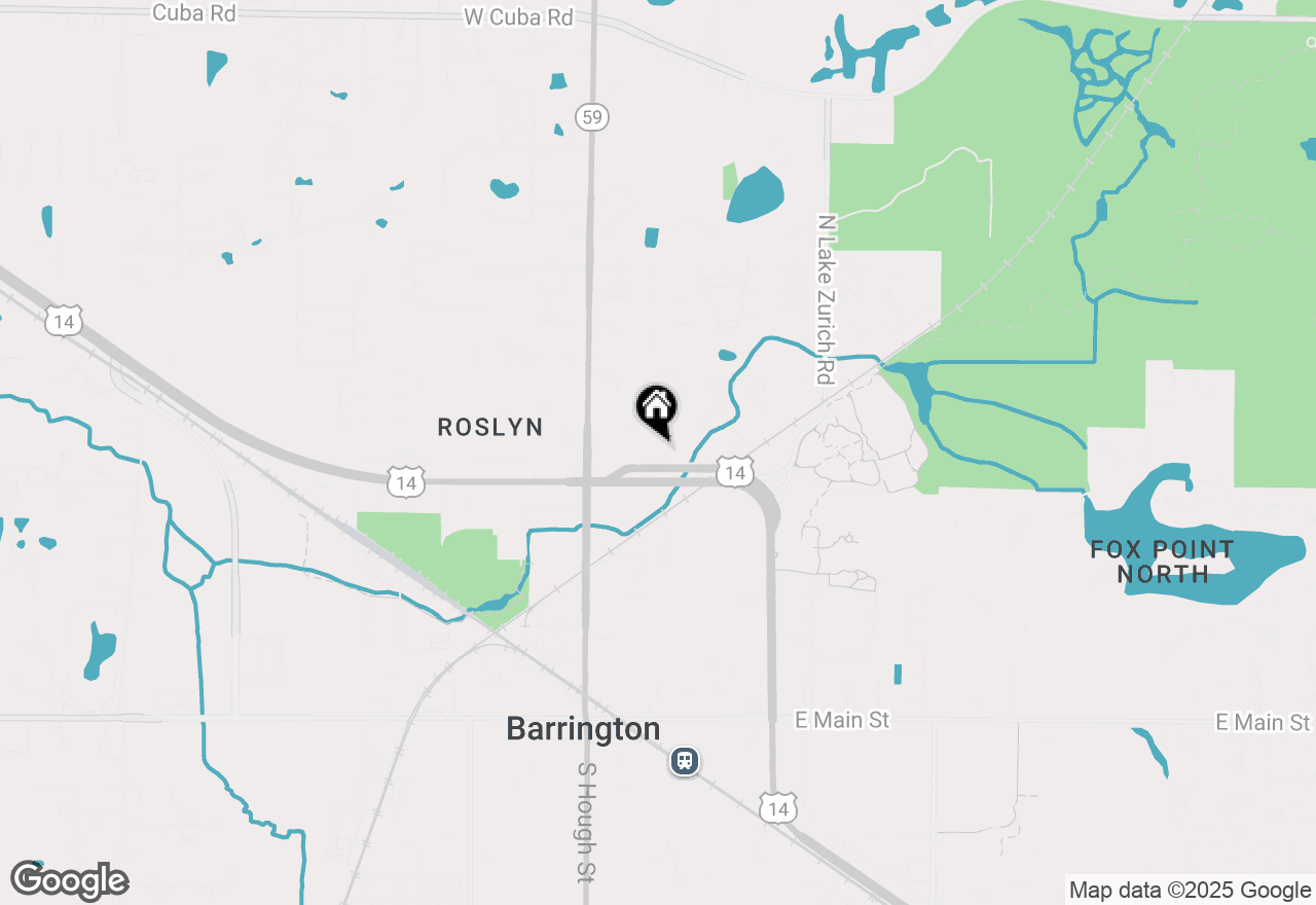 Map of 240 Elm Road, Barrington, IL 60010