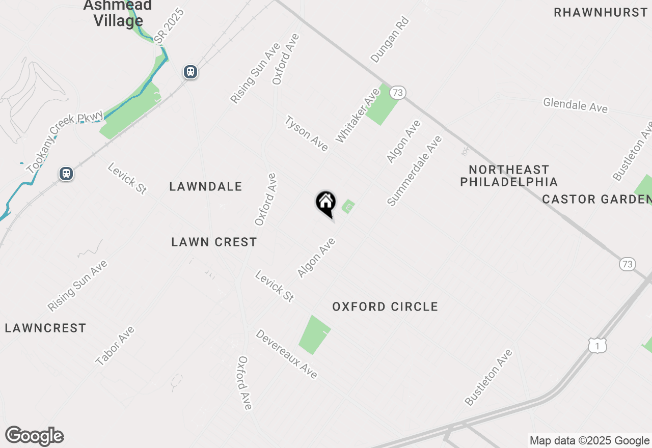 Map of 1018 Kerper Street, Philadelphia, PA 19111