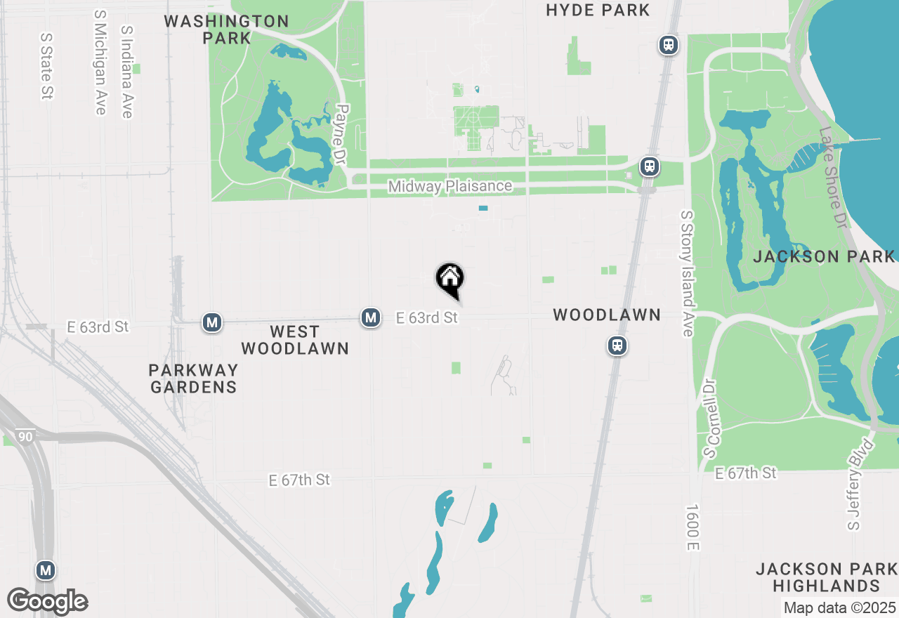 Map of 6209 S Ellis Avenue #A, Chicago, IL 60637