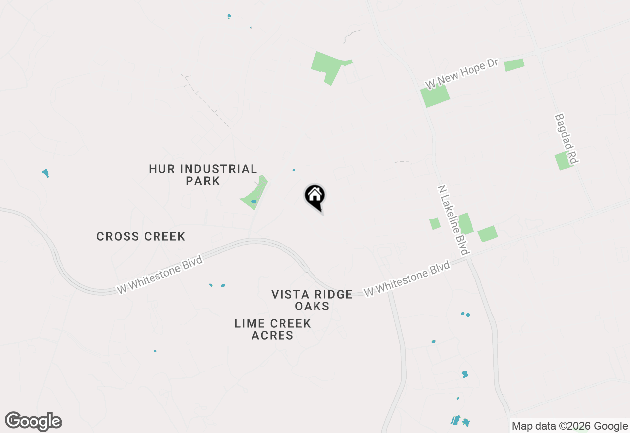 Map of 1503 Terrace View Dr, Cedar Park, TX 78613