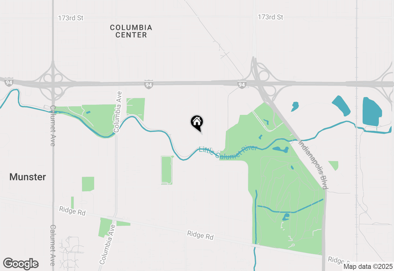 Map of 7931 Bertram Avenue, Hammond, IN 46324