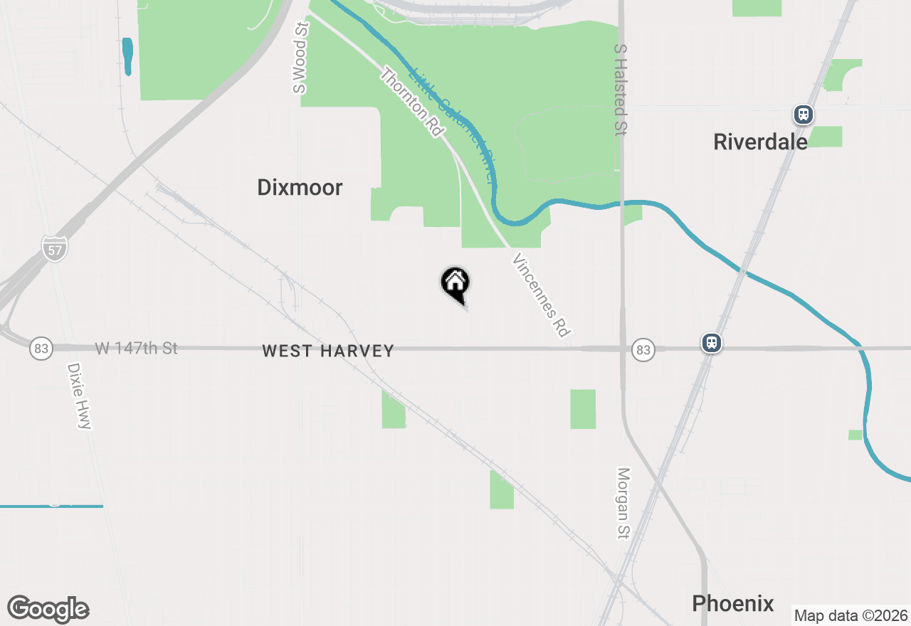 Map of 14602 Loomis Avenue, Harvey, IL 60426