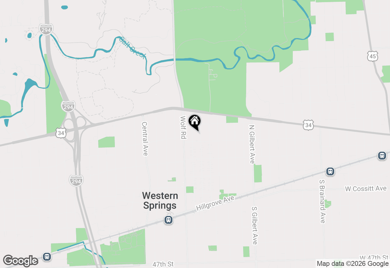 Map of 3923 Johnson Avenue, Western Springs, IL 60558