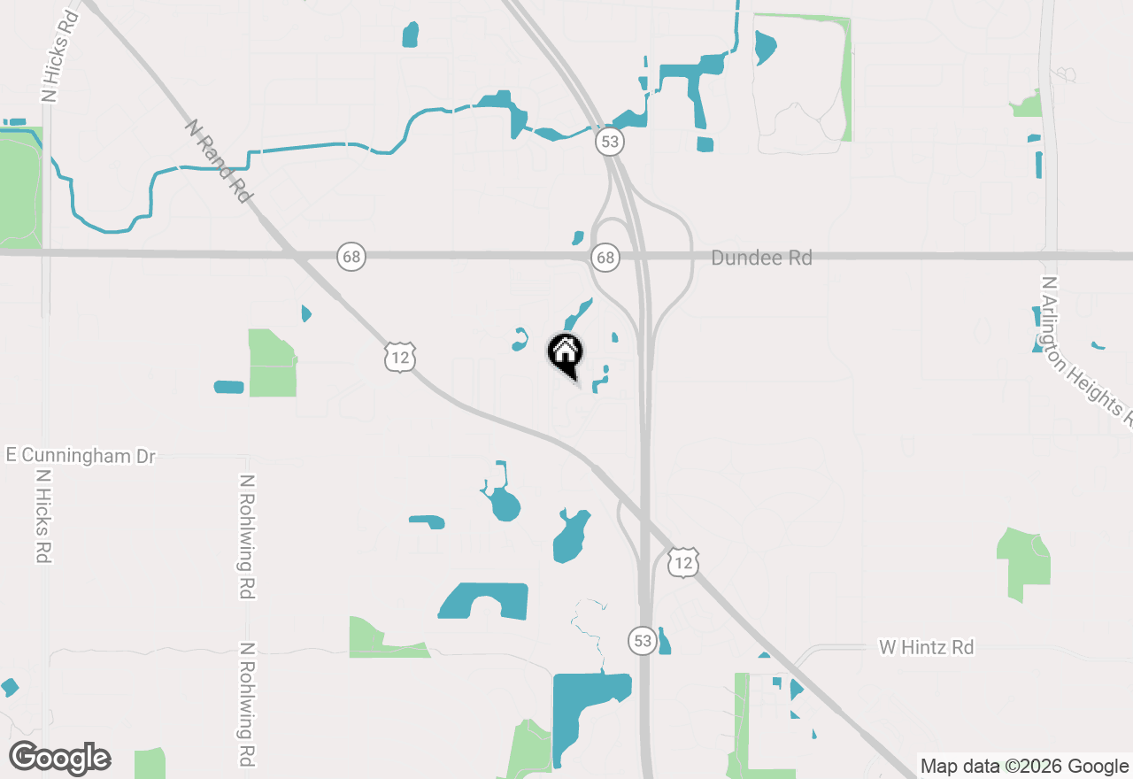 Map of 2000 Bayside Drive #304, Palatine, IL 60074
