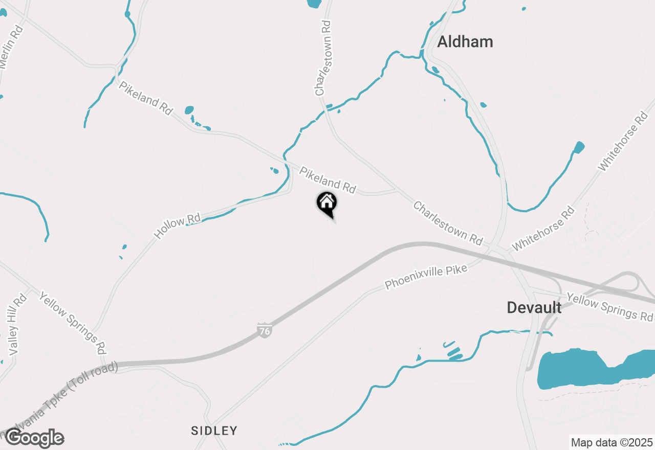 Map of 20 Constant Spring Road, Malvern, PA 19355