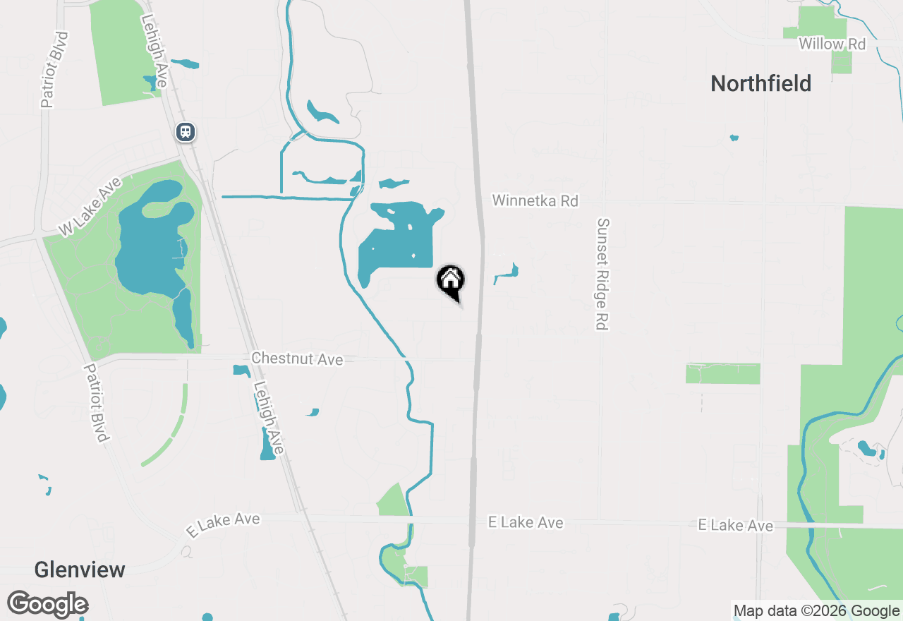 Map of 1739 Melise Drive, Glenview, IL 60025