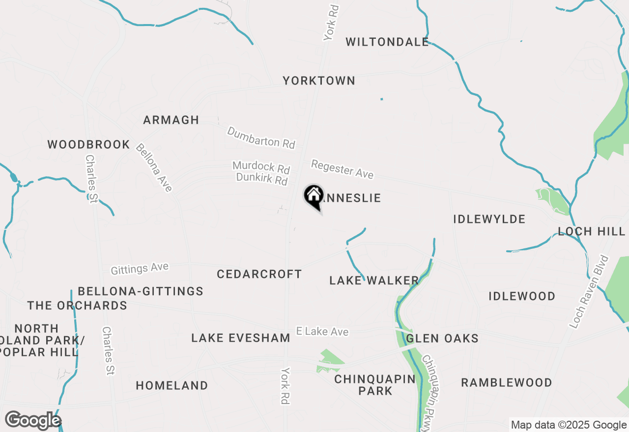 Map of 515 Overbrook Road, Baltimore, MD 21212