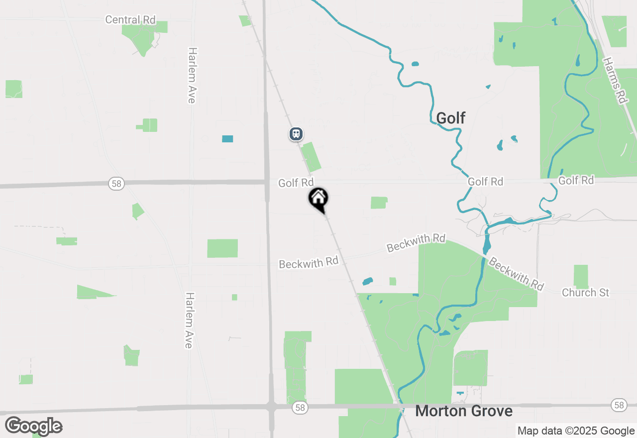 Map of 9371 Oak Park Avenue, Morton Grove, IL 60053