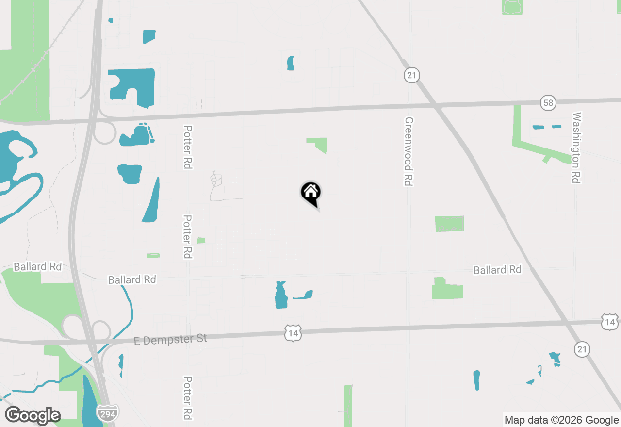 Map of 8945 N Lyons Street, Des Plaines, IL 60016