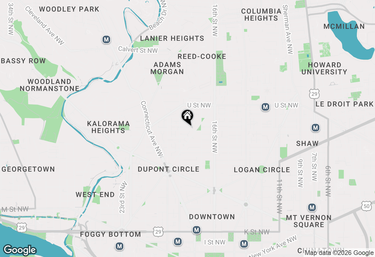 Map of 1731 S Street Nw #11, Washington, DC 20009