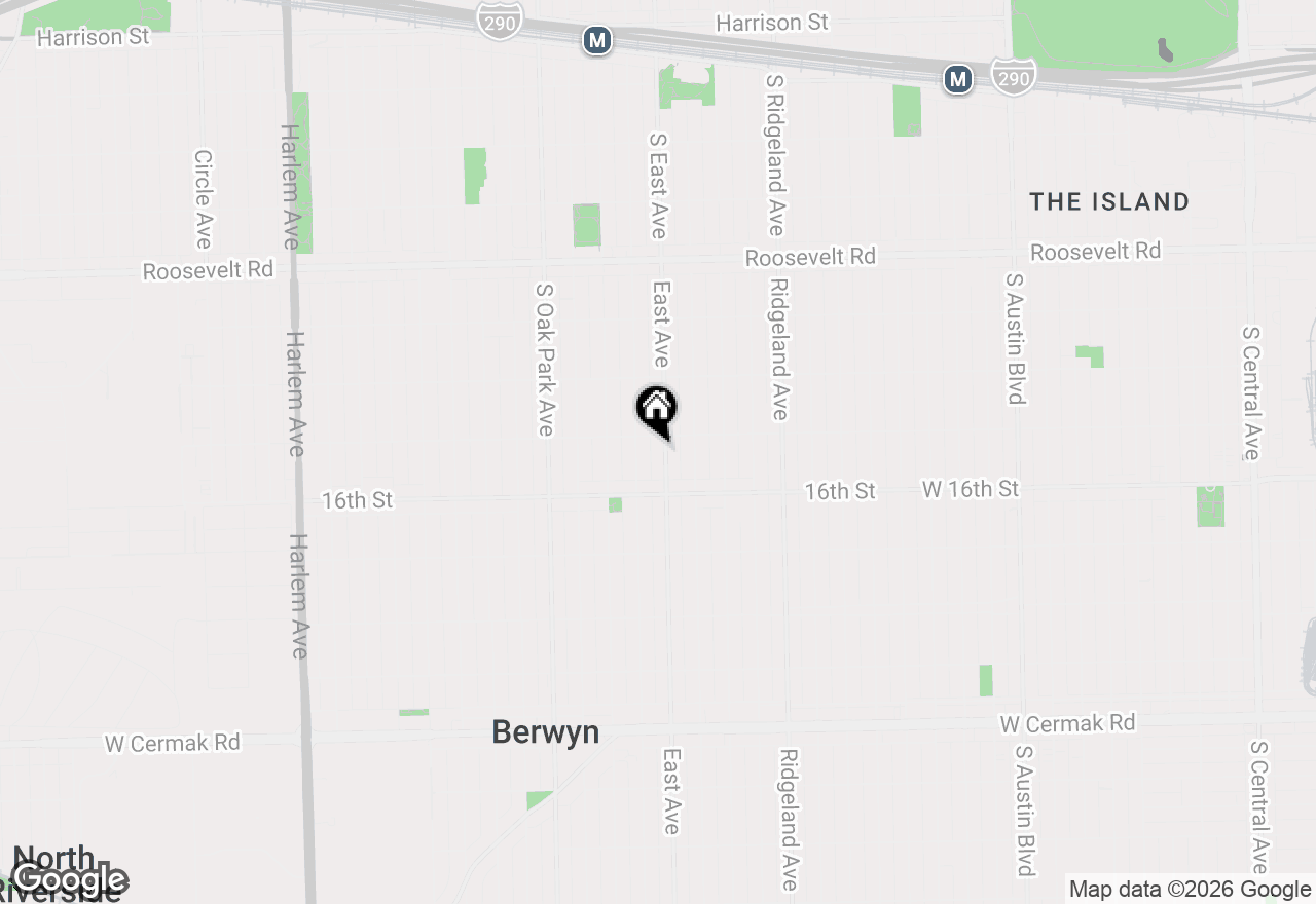 Map of 1512 East Avenue, Berwyn, IL 60402