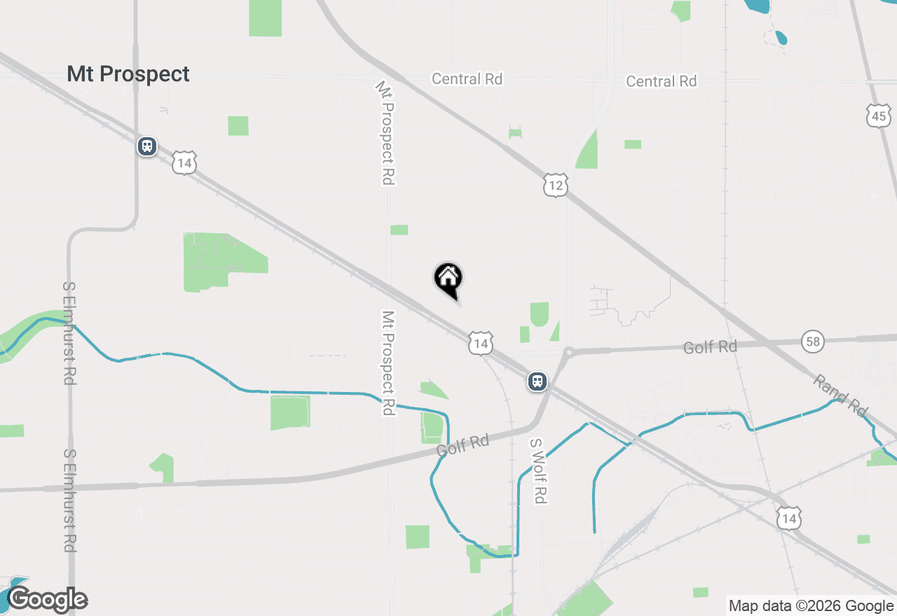 Map of 170 E Northwest Highway #I, Des Plaines, IL 60016