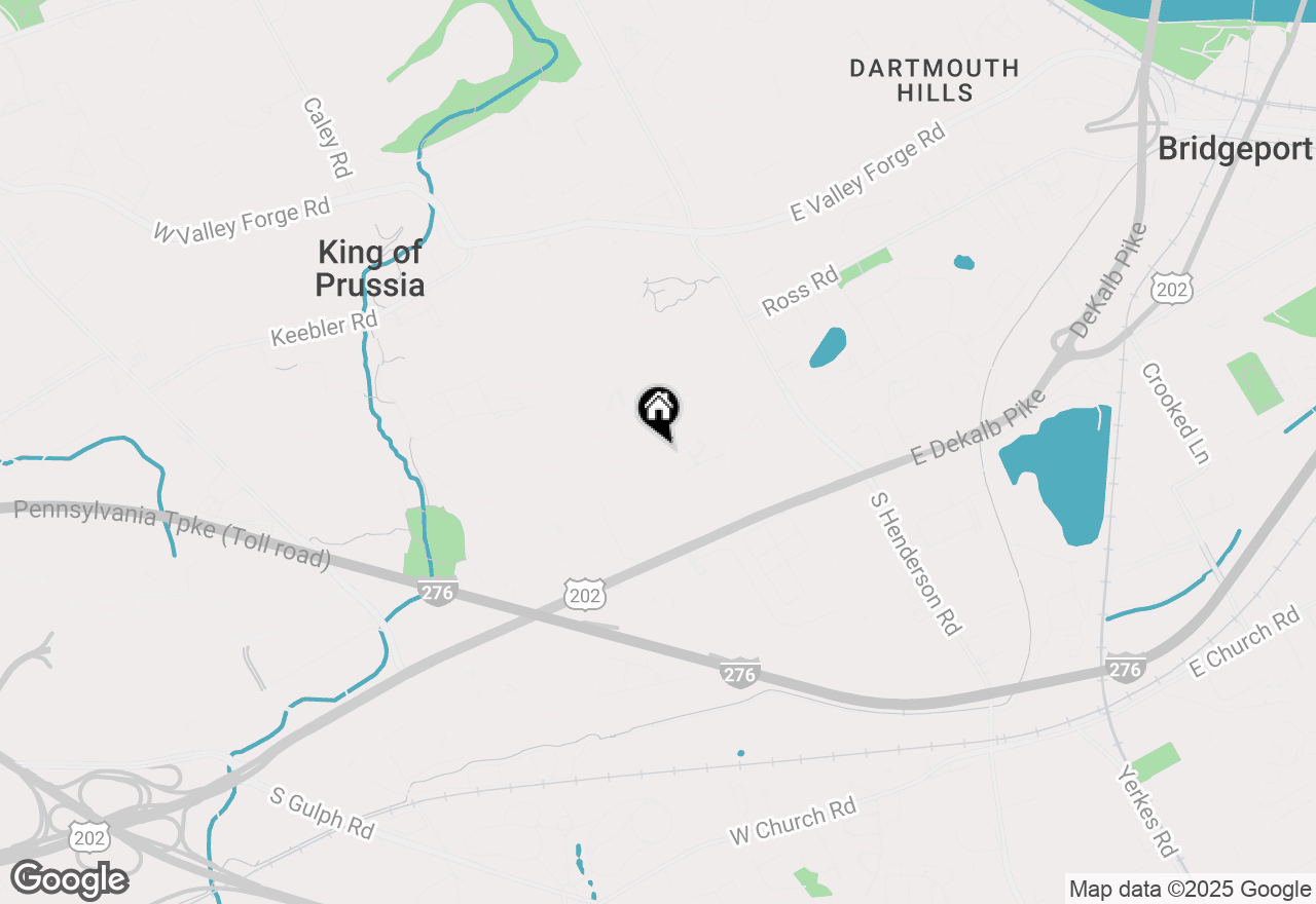 Map of 306 Independence Road, King Of Prussia, PA 19406