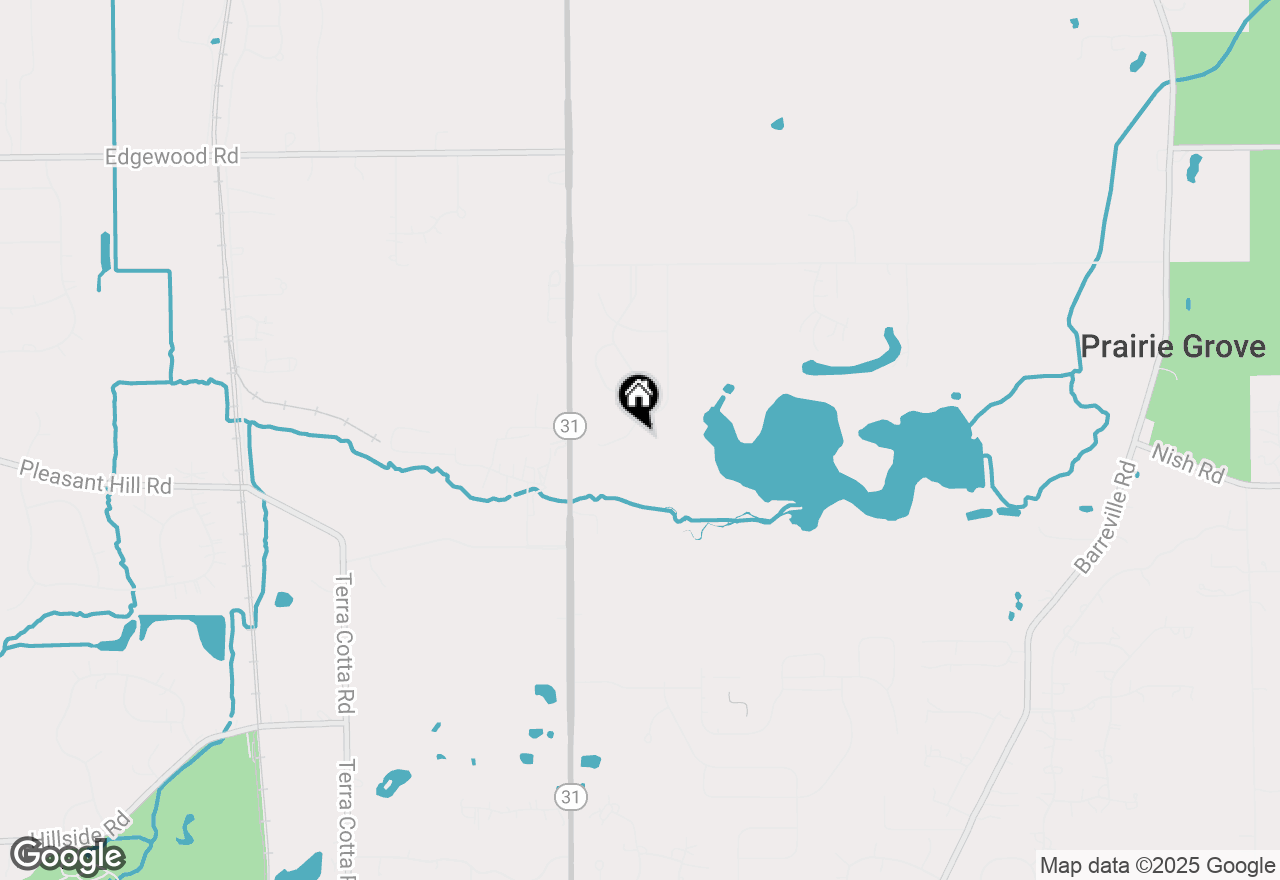 Map of 3728 Thunderbird Lane, Prairie Grove, IL 60012