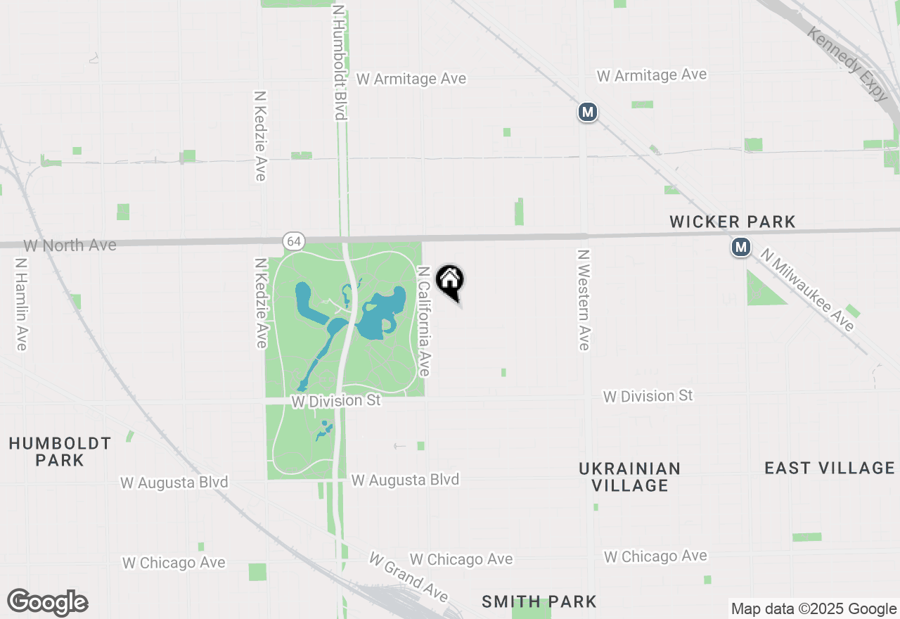 Map of 1411 N Fairfield Avenue #2, Chicago, IL 60622