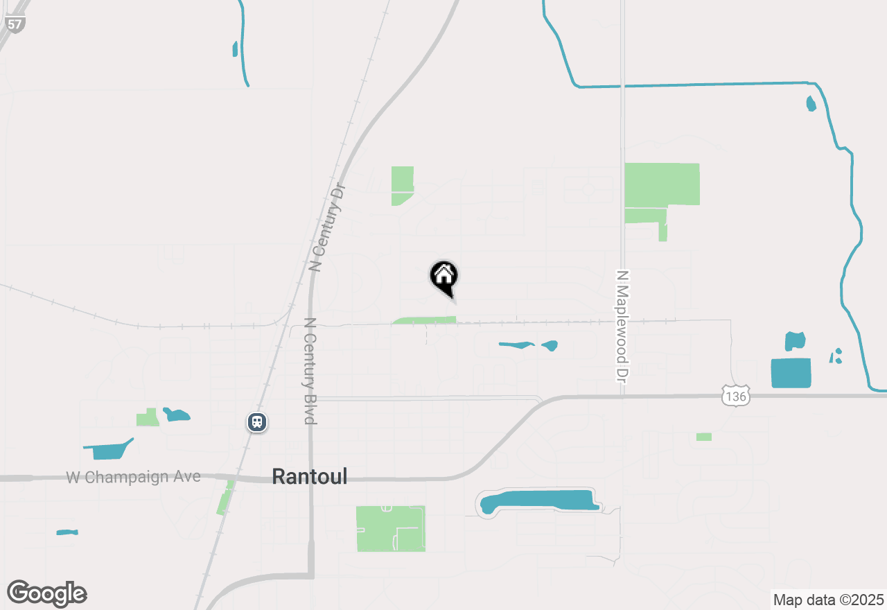 Map of 513 Illinois Drive, Rantoul, IL 61866