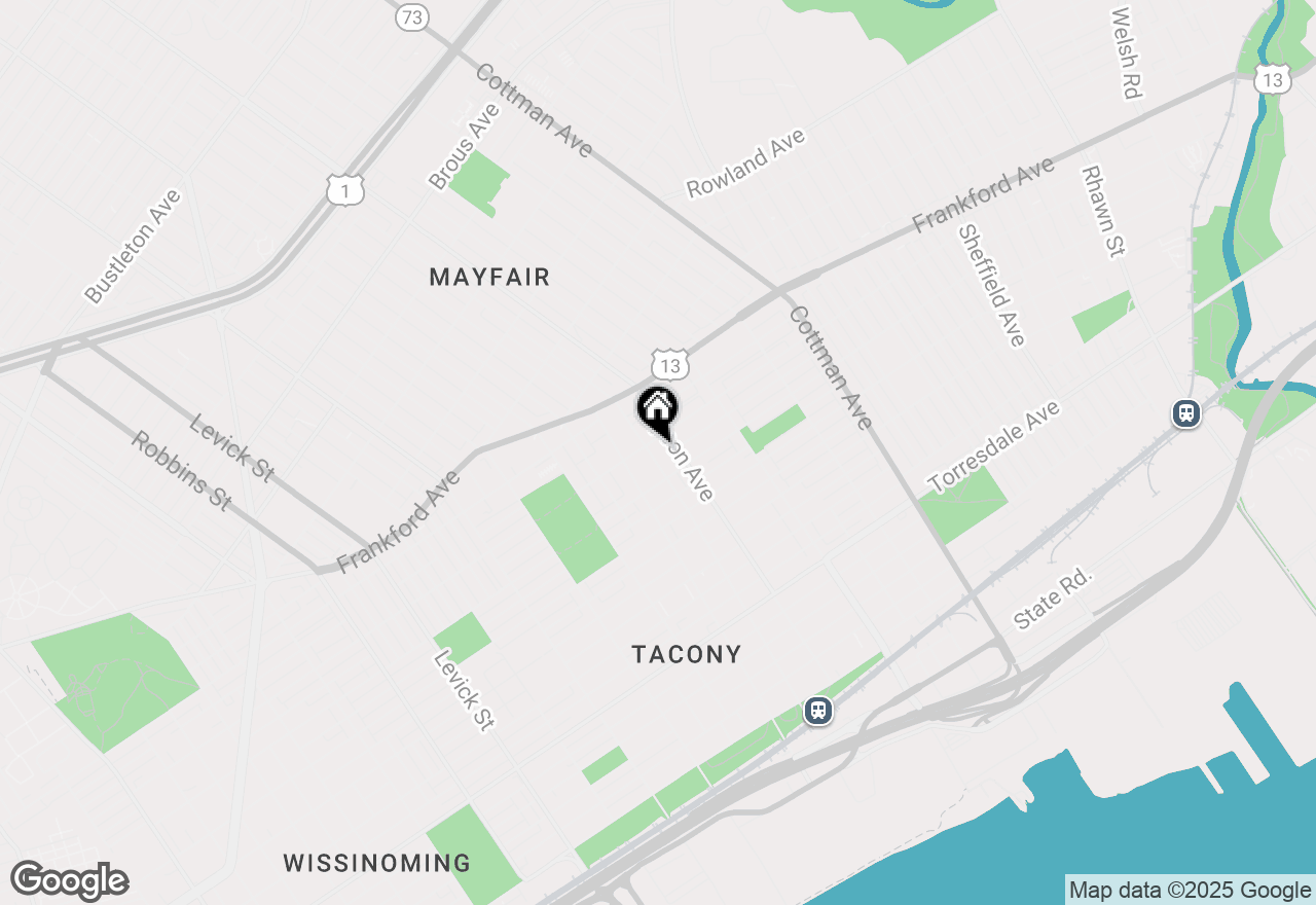 Map of 4209 Disston Street, Philadelphia, PA 19135