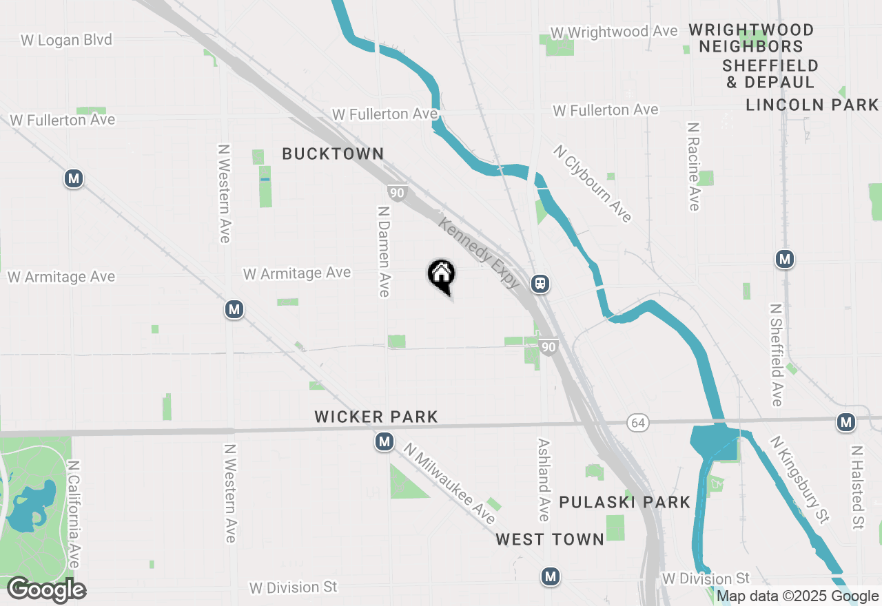 Map of 1834 W Cortland Street, Chicago, IL 60622