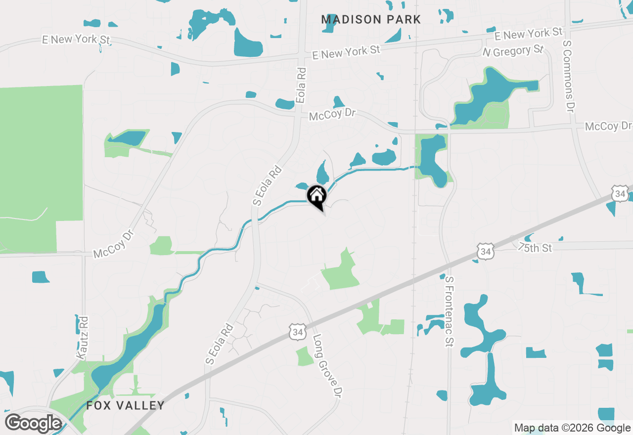 Map of 3080 Compton Road, Aurora, IL 60504