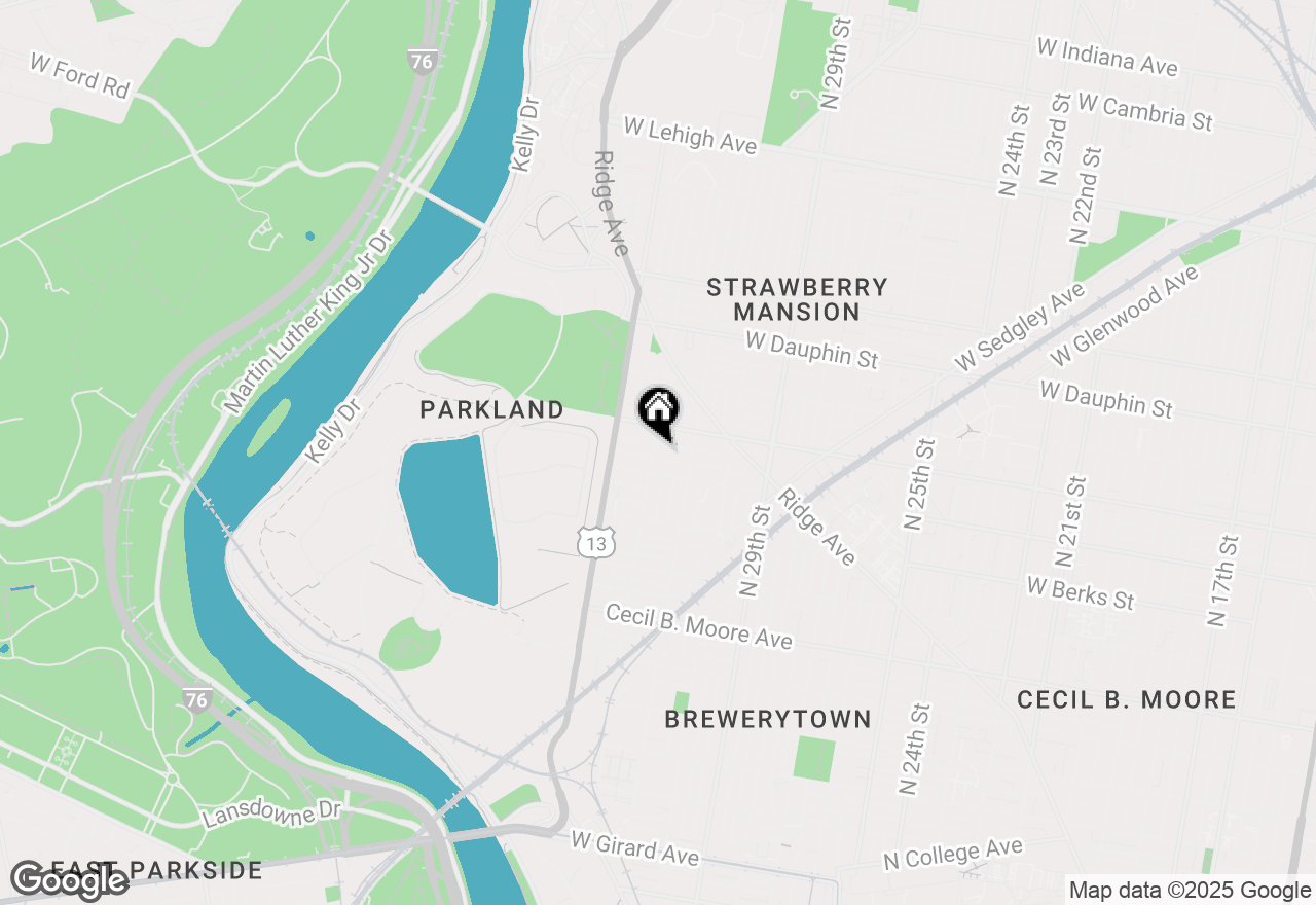 Map of 2025 N 32nd Street, Philadelphia, PA 19121