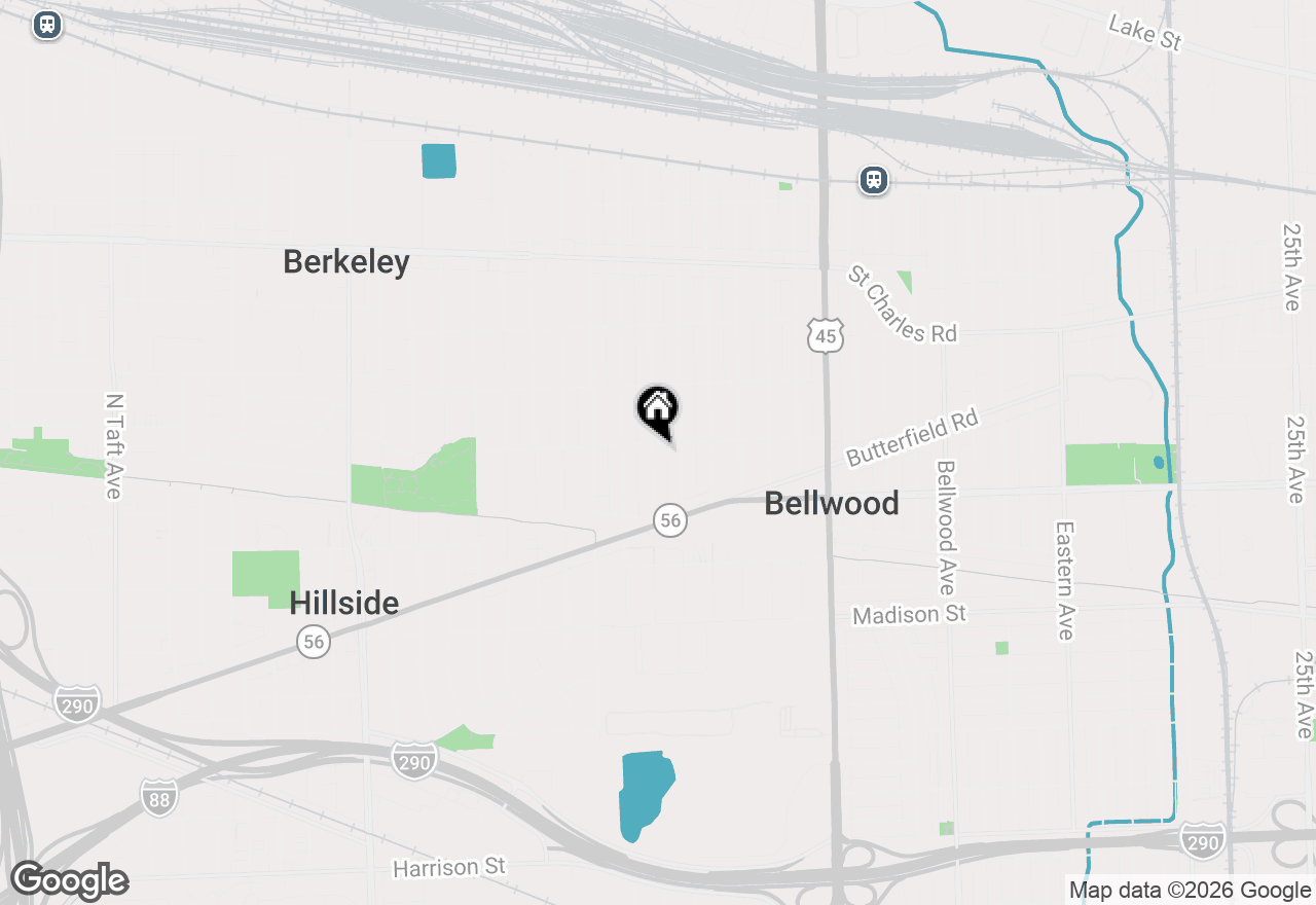 Map of 505 47th Avenue, Bellwood, IL 60104