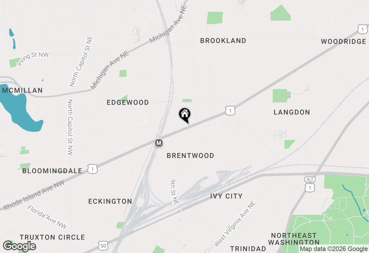 Map of 1002 Rhode Island Avenue Ne #8, Washington, DC 20018