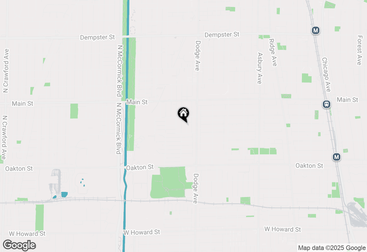 Map of 722 Brown Avenue, Evanston, IL 60202