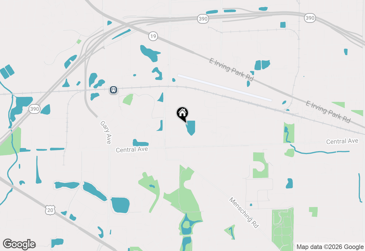 Map of 1110 Blue Heron Way, Roselle, IL 60172