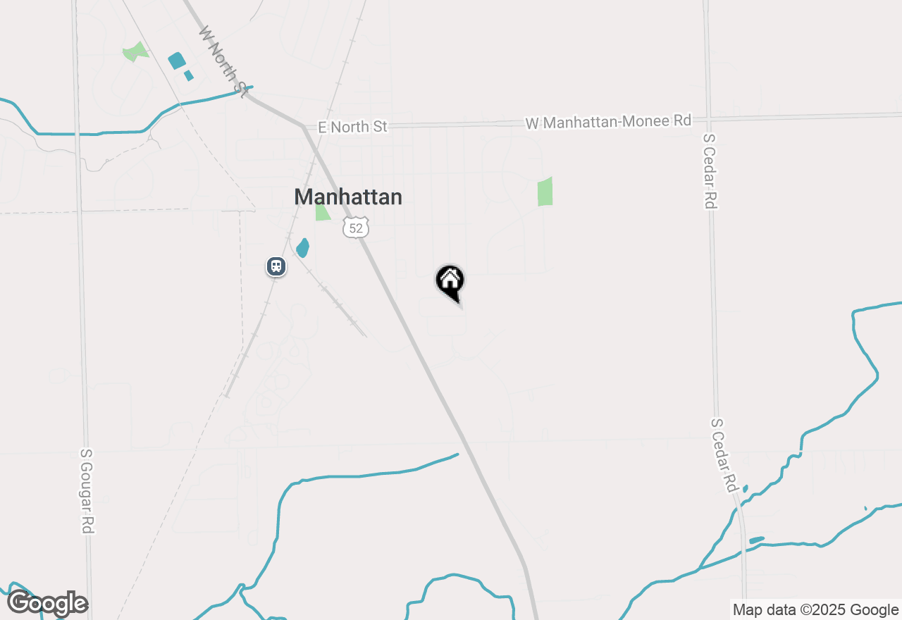 Map of 15042 W Cambridge Lane, Manhattan, IL 60442