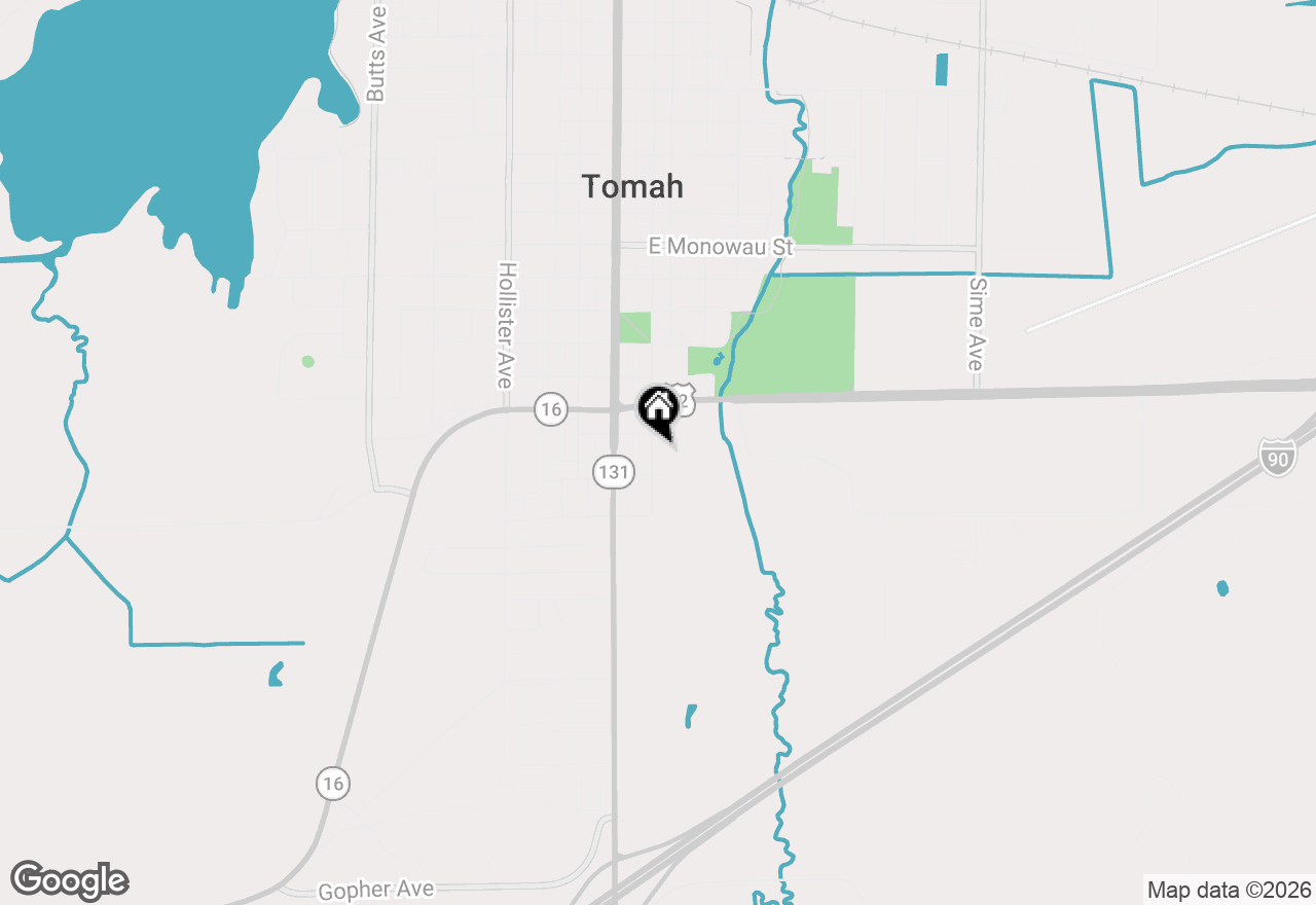 Map of 1716 Kilbourn Ave, Tomah, WI 54660