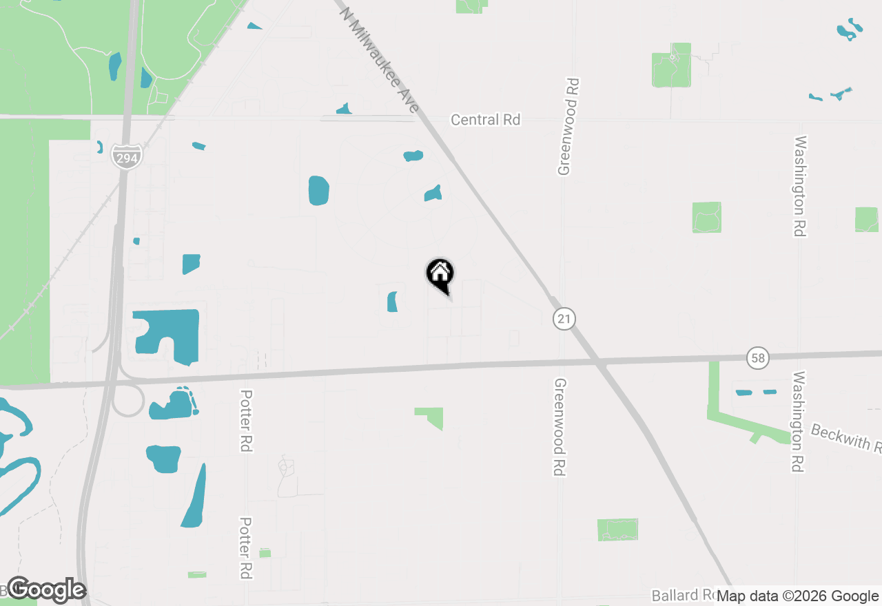 Map of 8924 Kenneth Drive #101A, Des Plaines, IL 60016