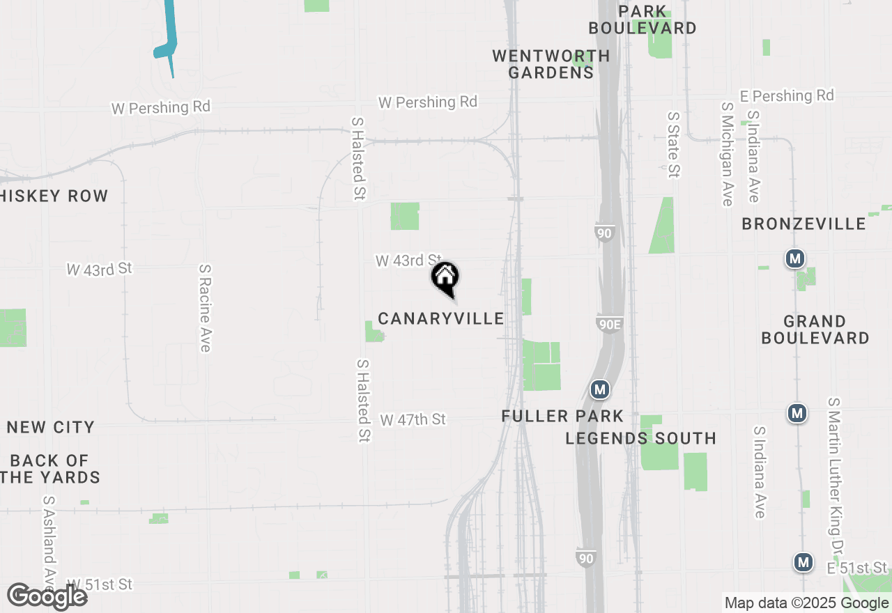 Map of 4407 S Wallace Street, Chicago, IL 60609