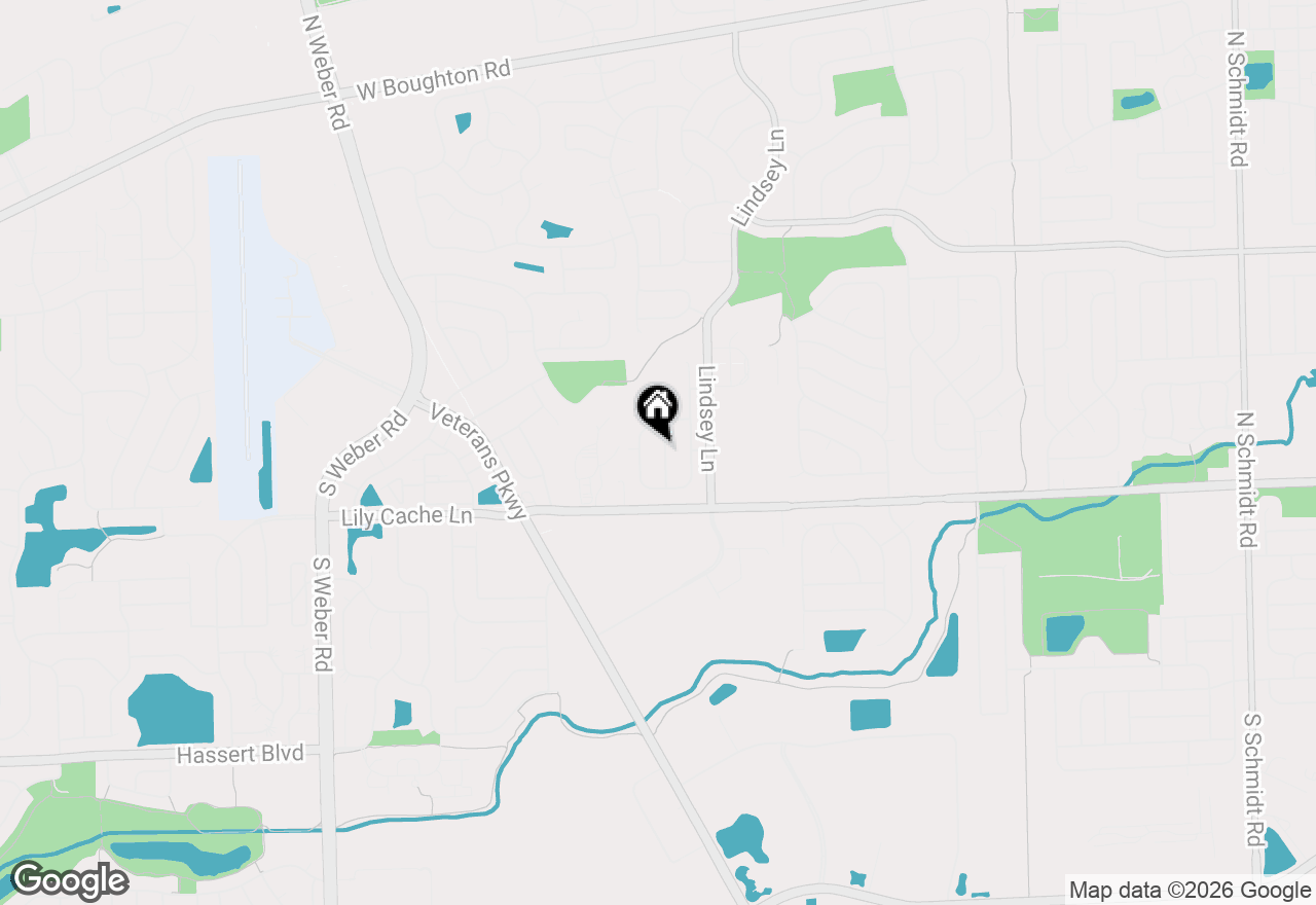 Map of 257 Hanburg Lane, Bolingbrook, IL 60440