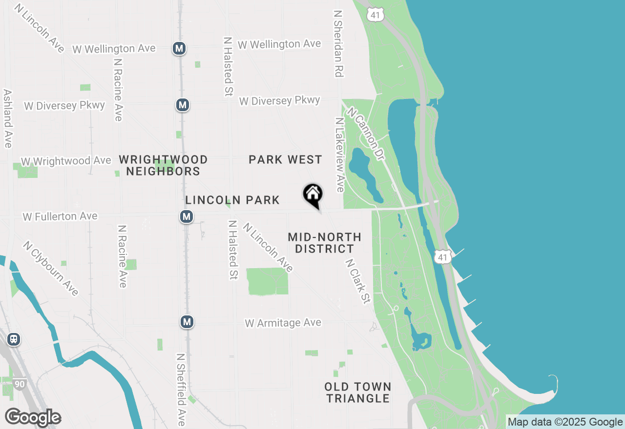 Map of 2354 N Cleveland Avenue #3, Chicago, IL 60614