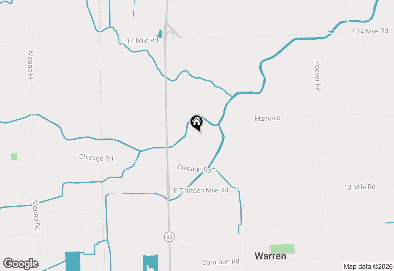 Map of 31609 Green Meadow Lane #139, Warren, MI 48093