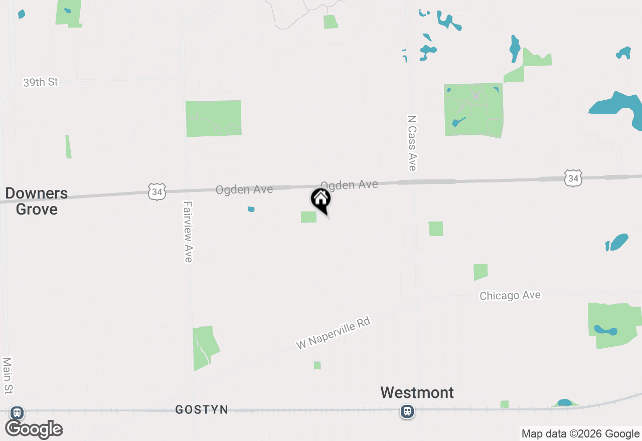 Map of 513 N Park Street, Westmont, IL 60559