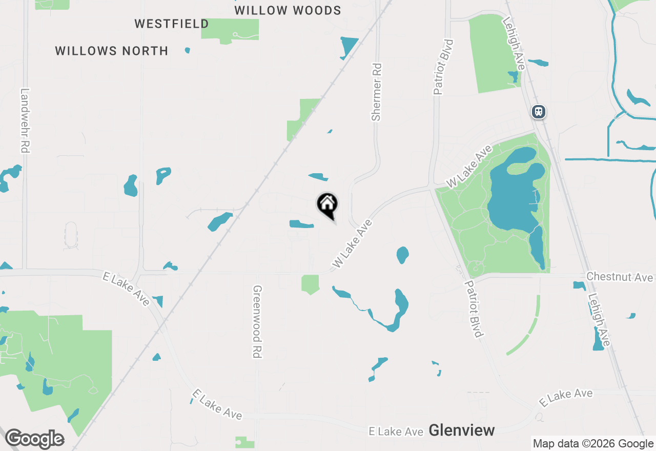 Map of 1910 Dauntless Drive, Glenview, IL 60026