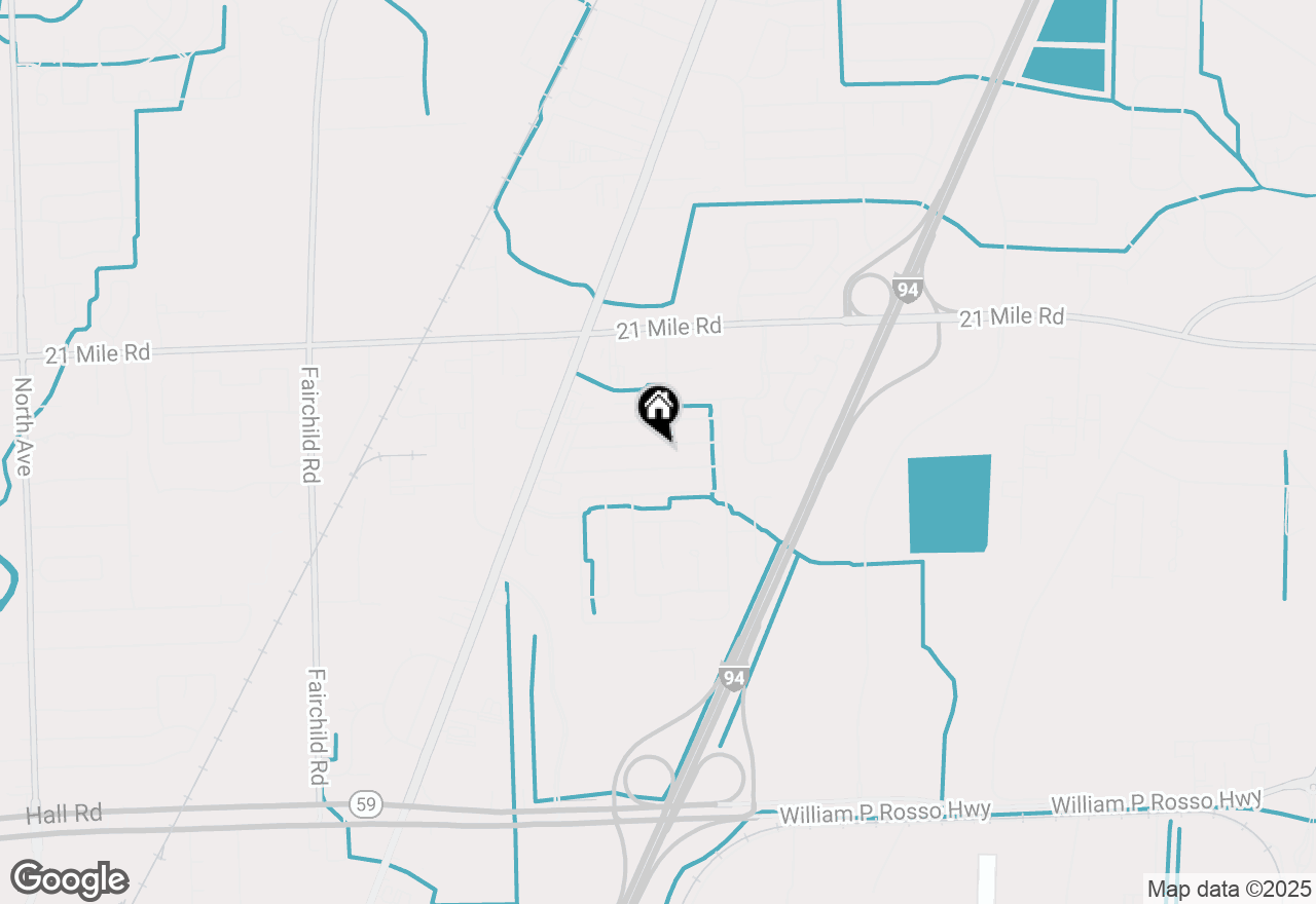 Map of 25696 Norvell Street, Chesterfield, MI 48051