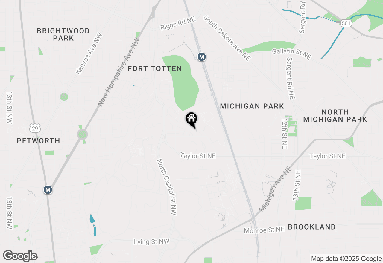 Map of 211 Webster Street Ne, Washington, DC 20011