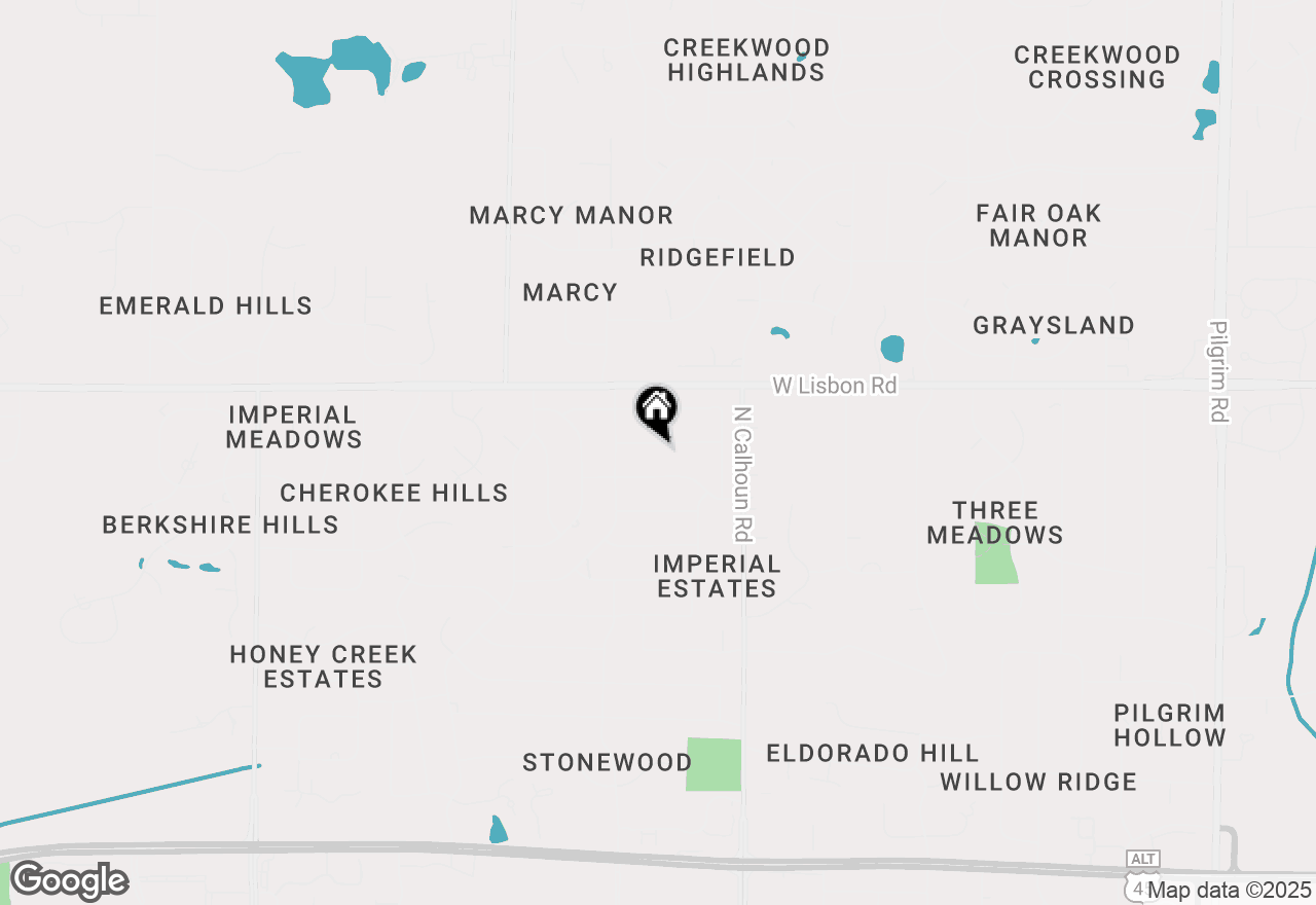Map of 17495 Sierra Ln, Brookfield, WI 53045